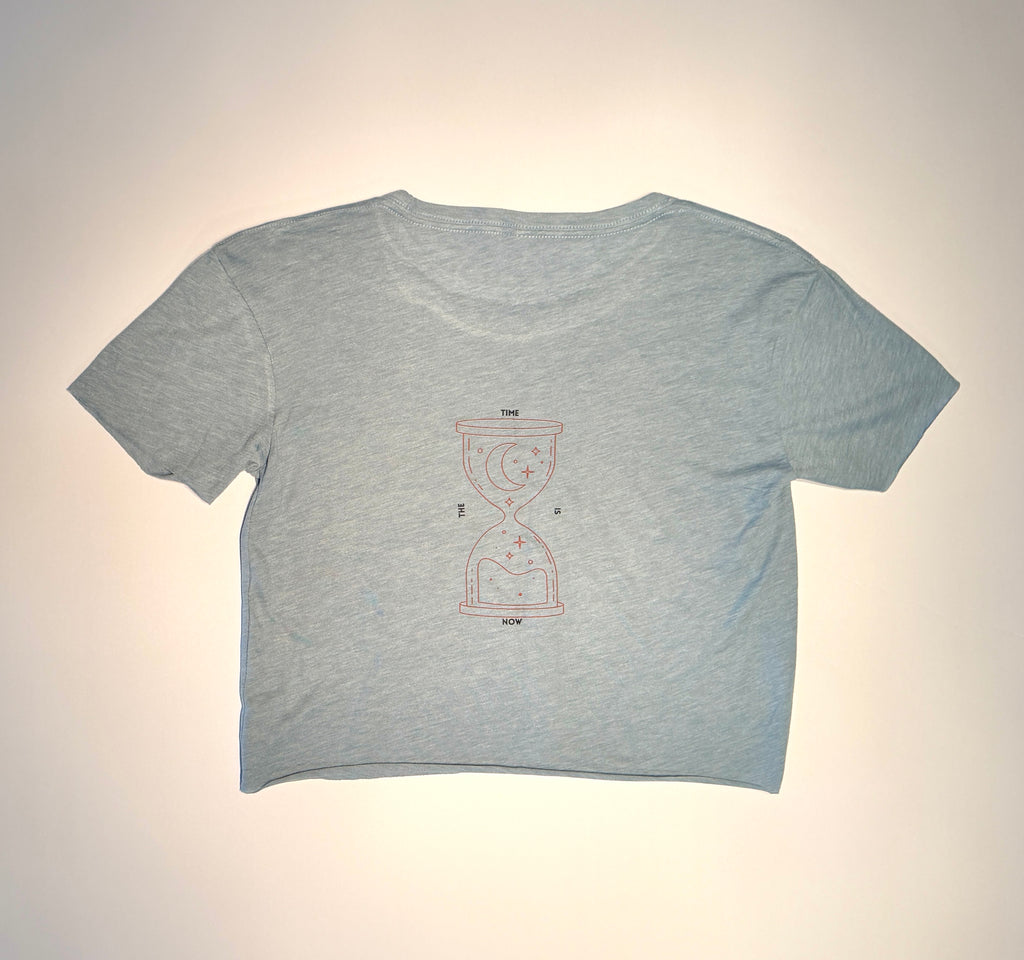 "The Hourglass" Raw Edge Tee