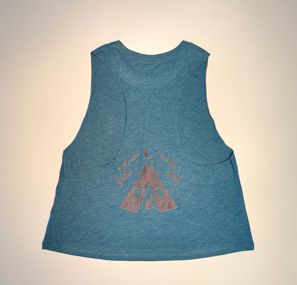 "The Mystic" Cropped Racerback Tank
