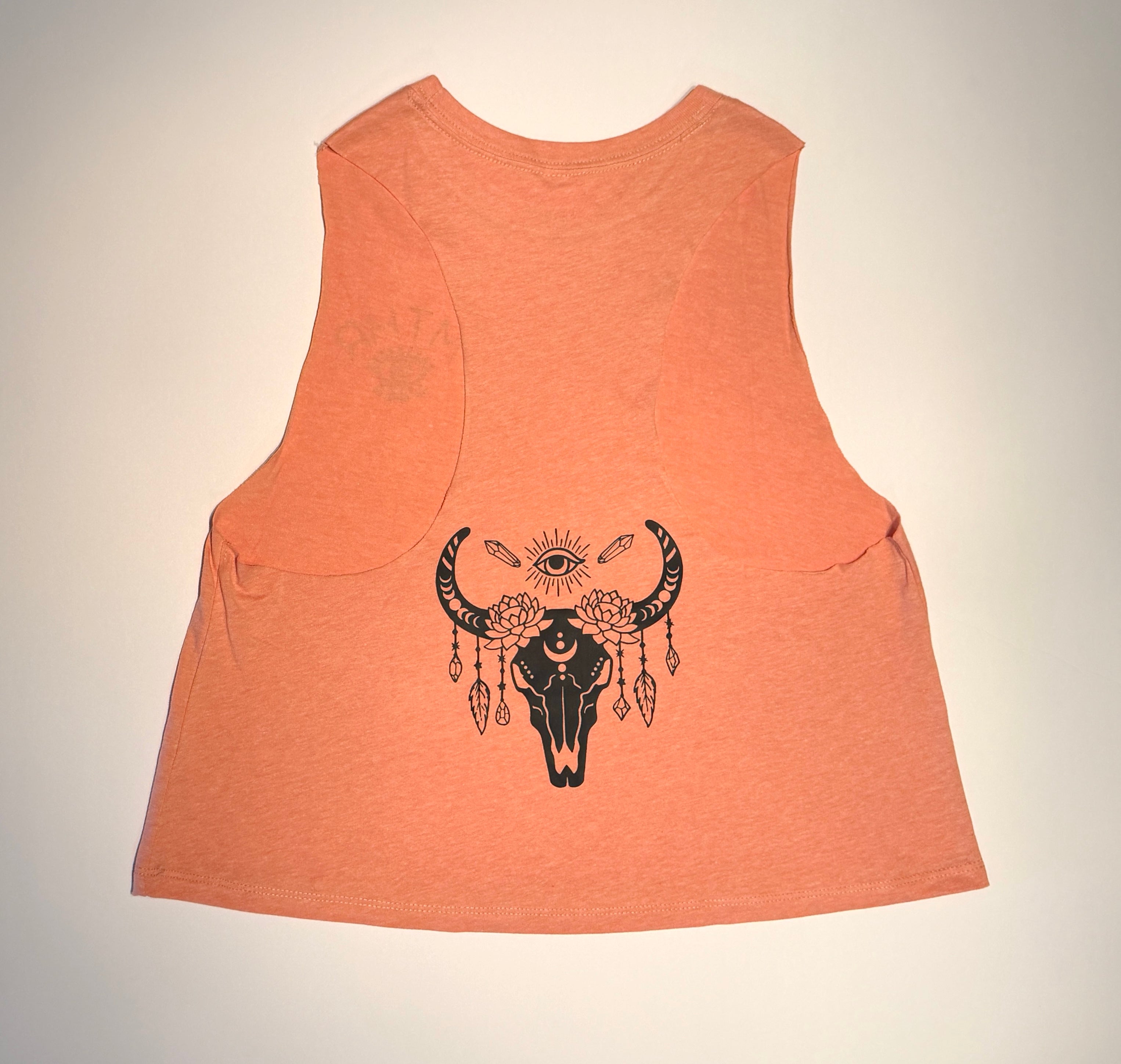 "The Seer" Cropped Racerback Tank