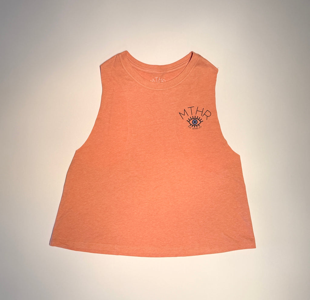 "The Seer" Cropped Racerback Tank