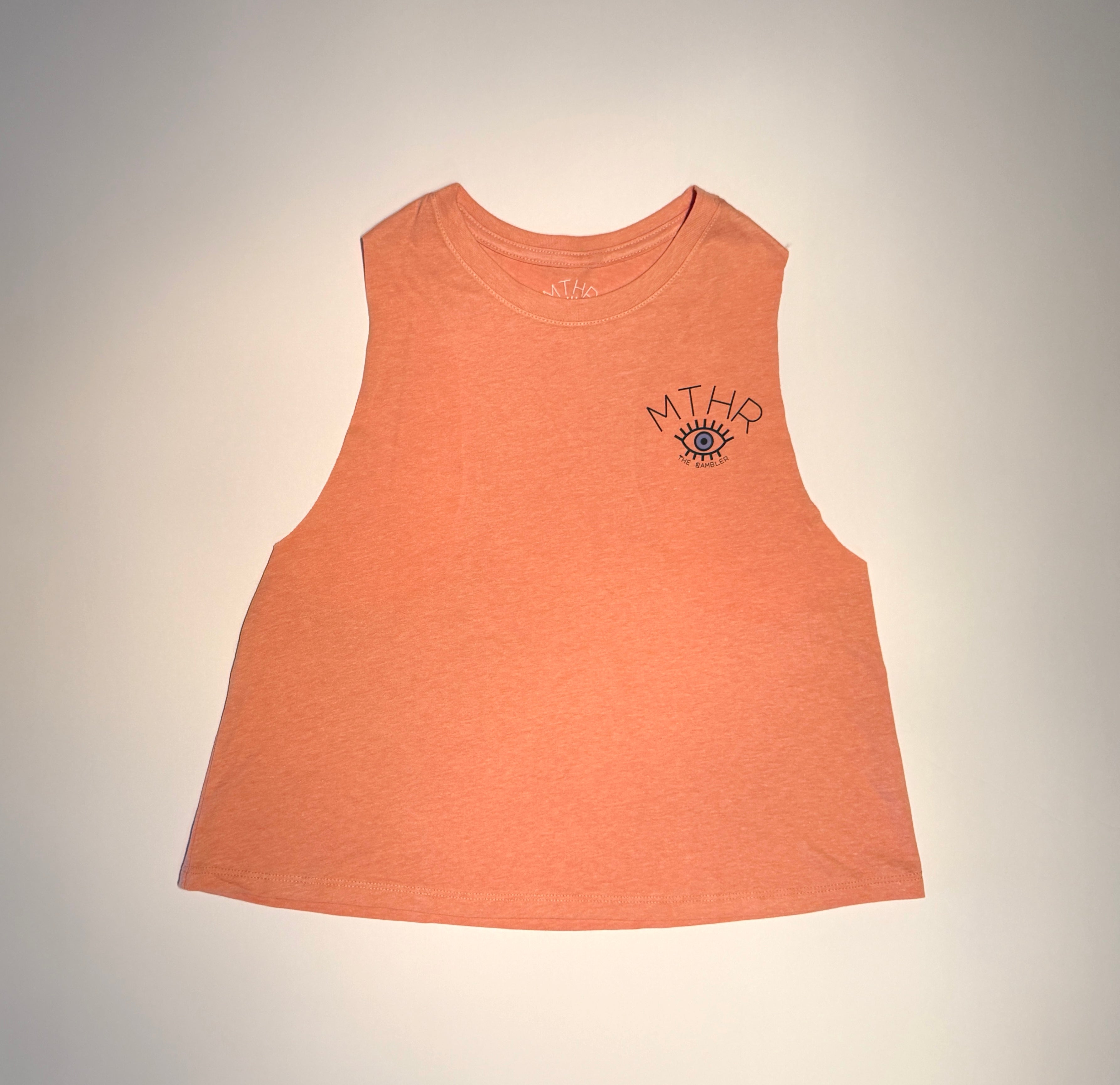 "The Seer" Cropped Racerback Tank