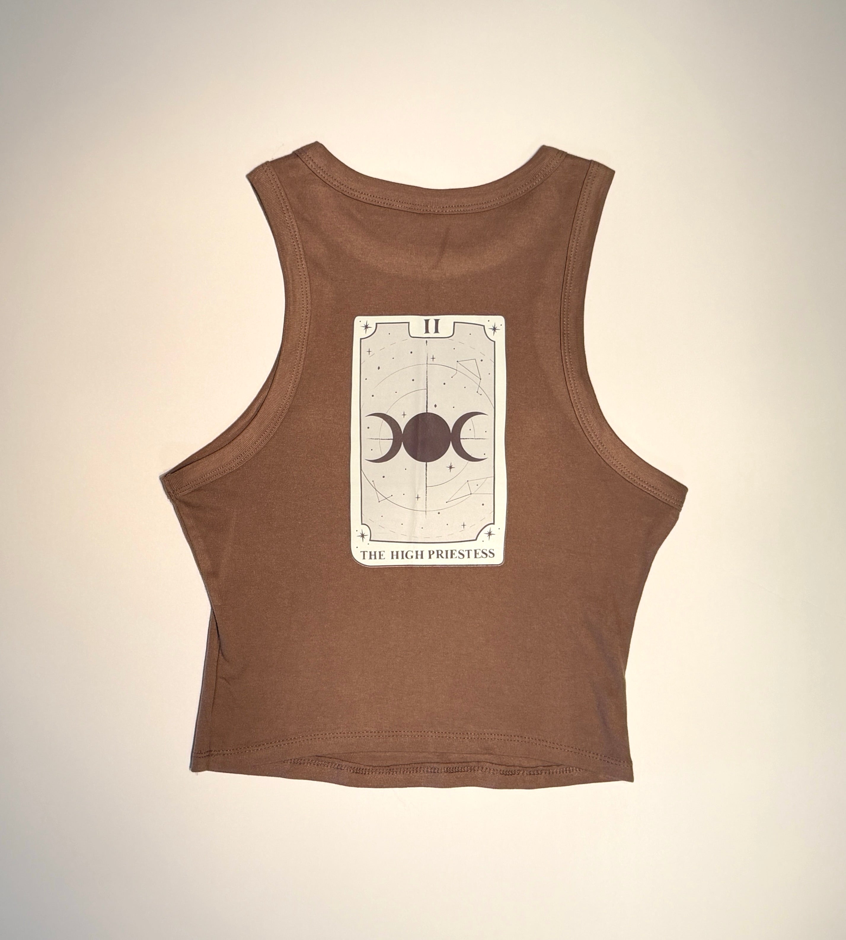 "The High Priestess" Micro Rib Racer Tank