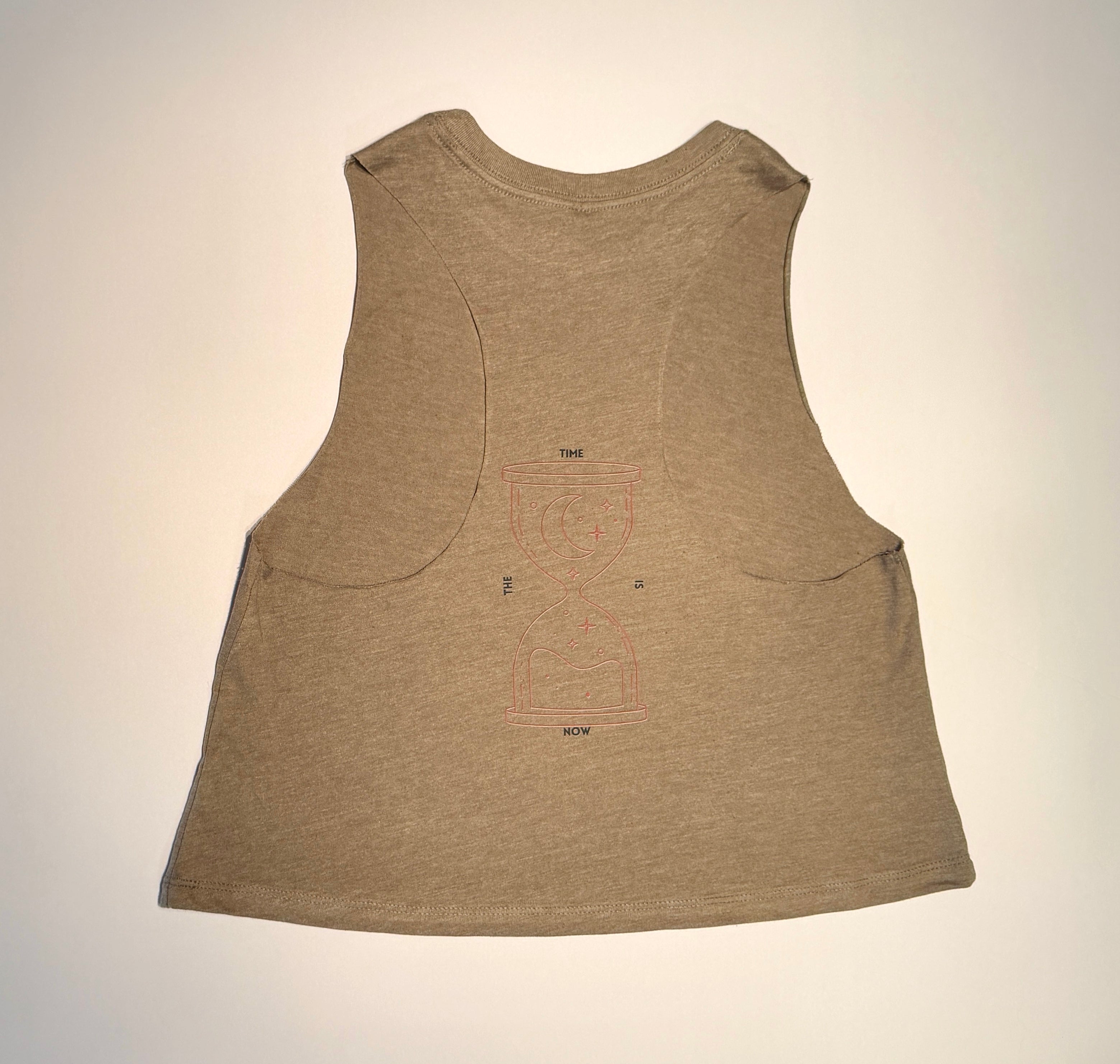 "The Hourglass" Cropped Racerback Tank