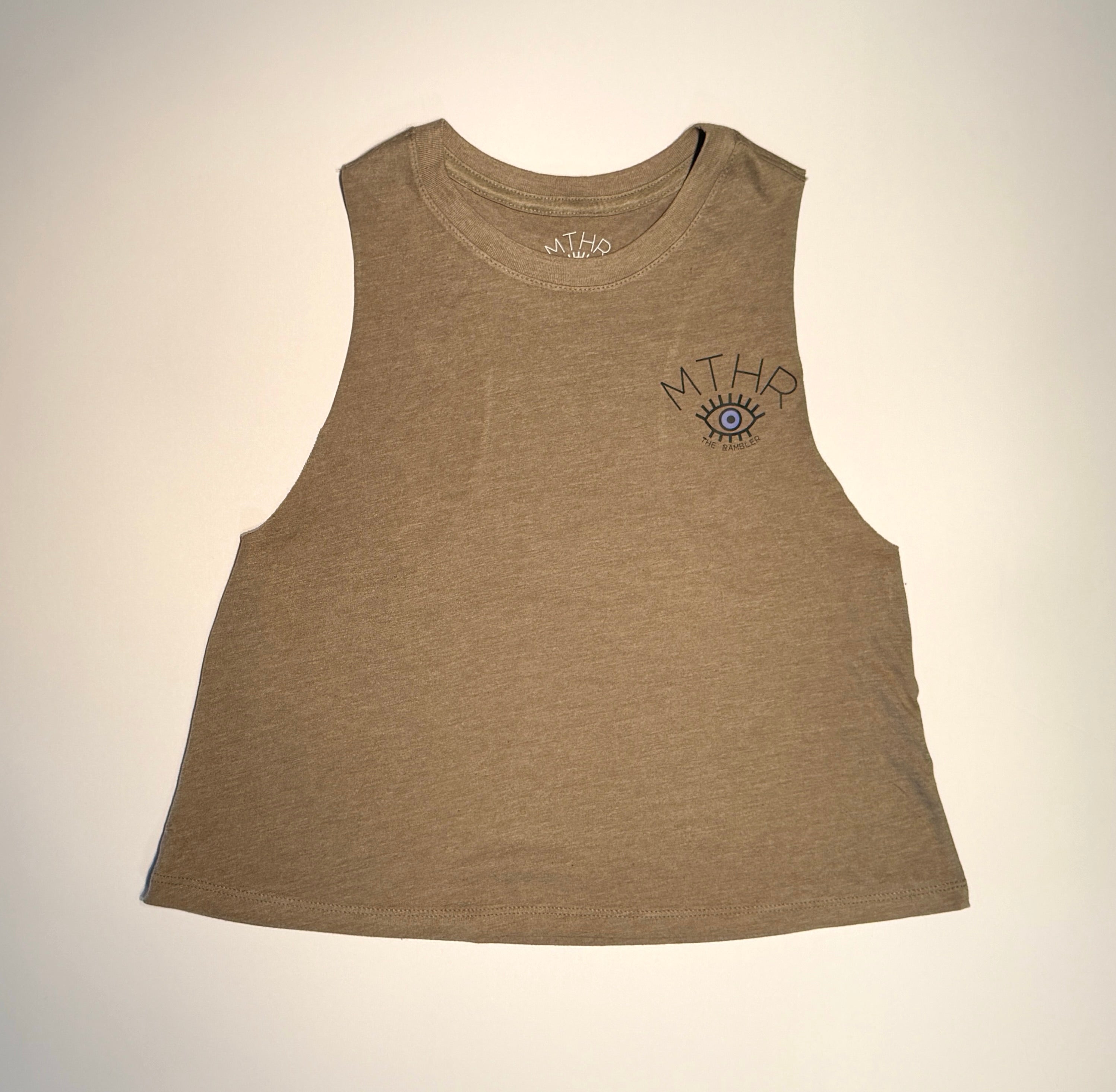 "The Hourglass" Cropped Racerback Tank