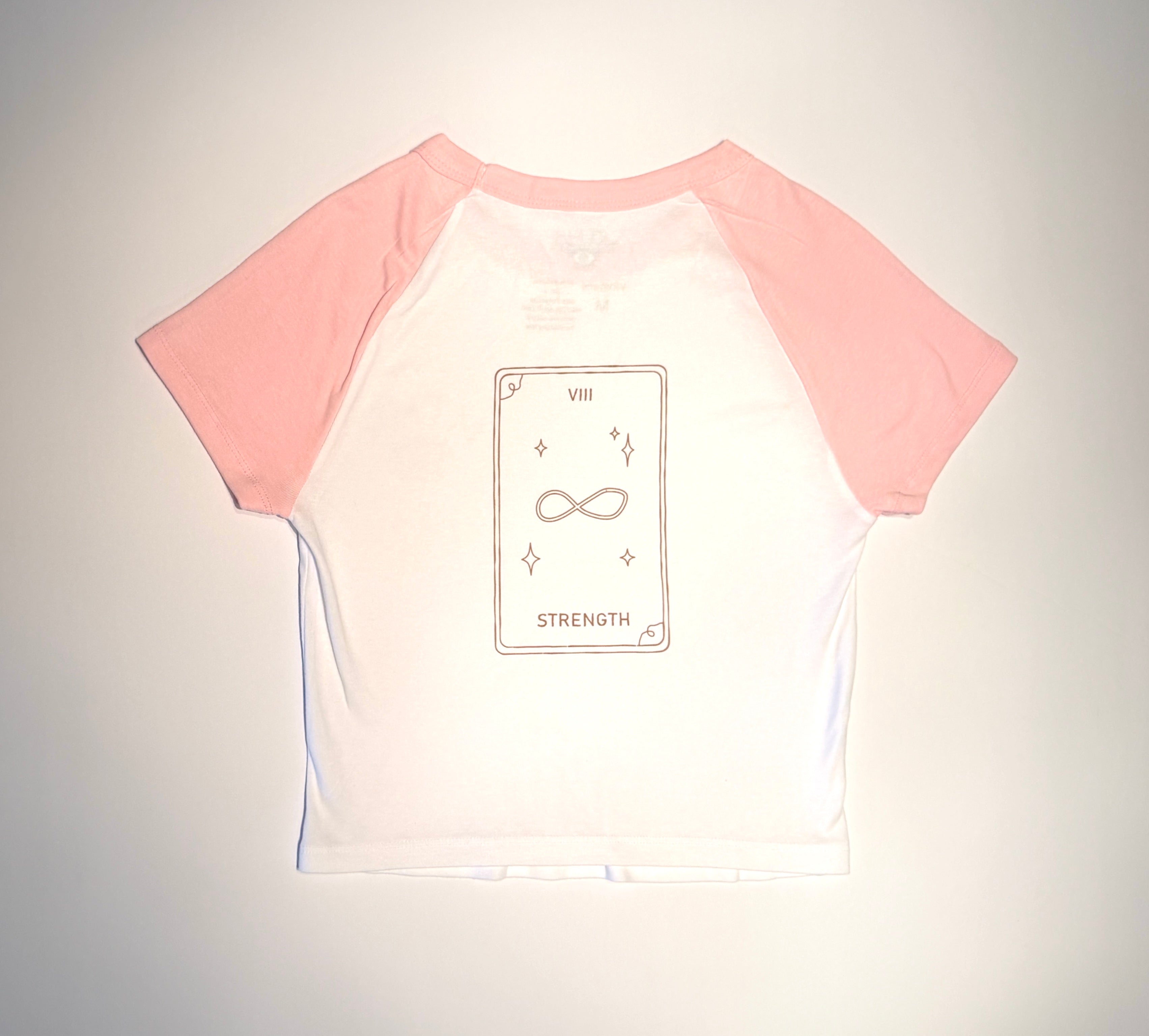 "The Beginning & The End" Micro Rib Raglan Baby Tee