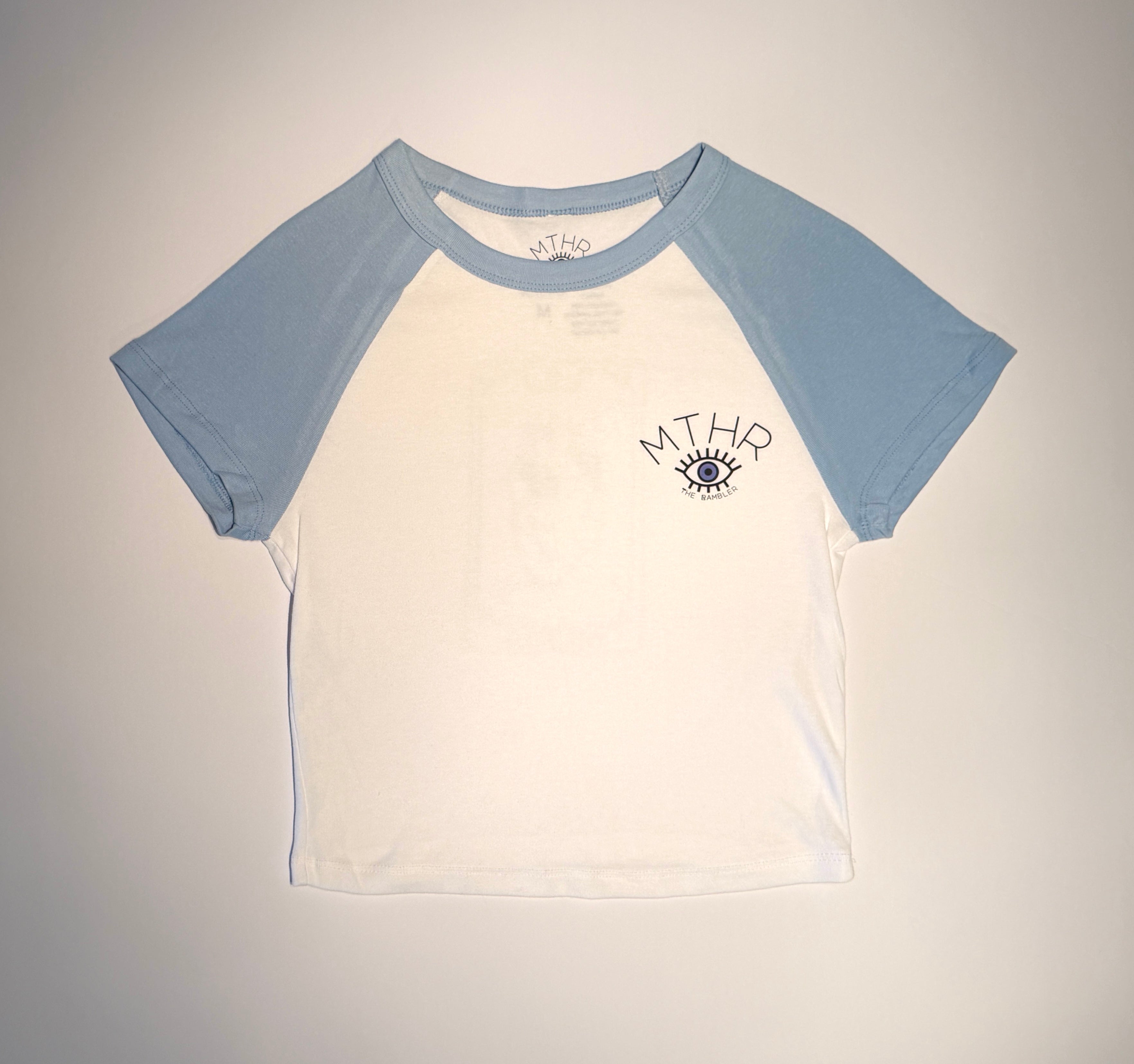 "The Fool" Micro Rib Raglan Baby Tee