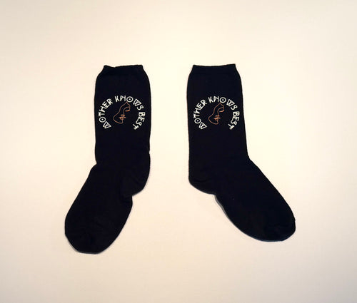 "Mother Knows Best" Dress Sock