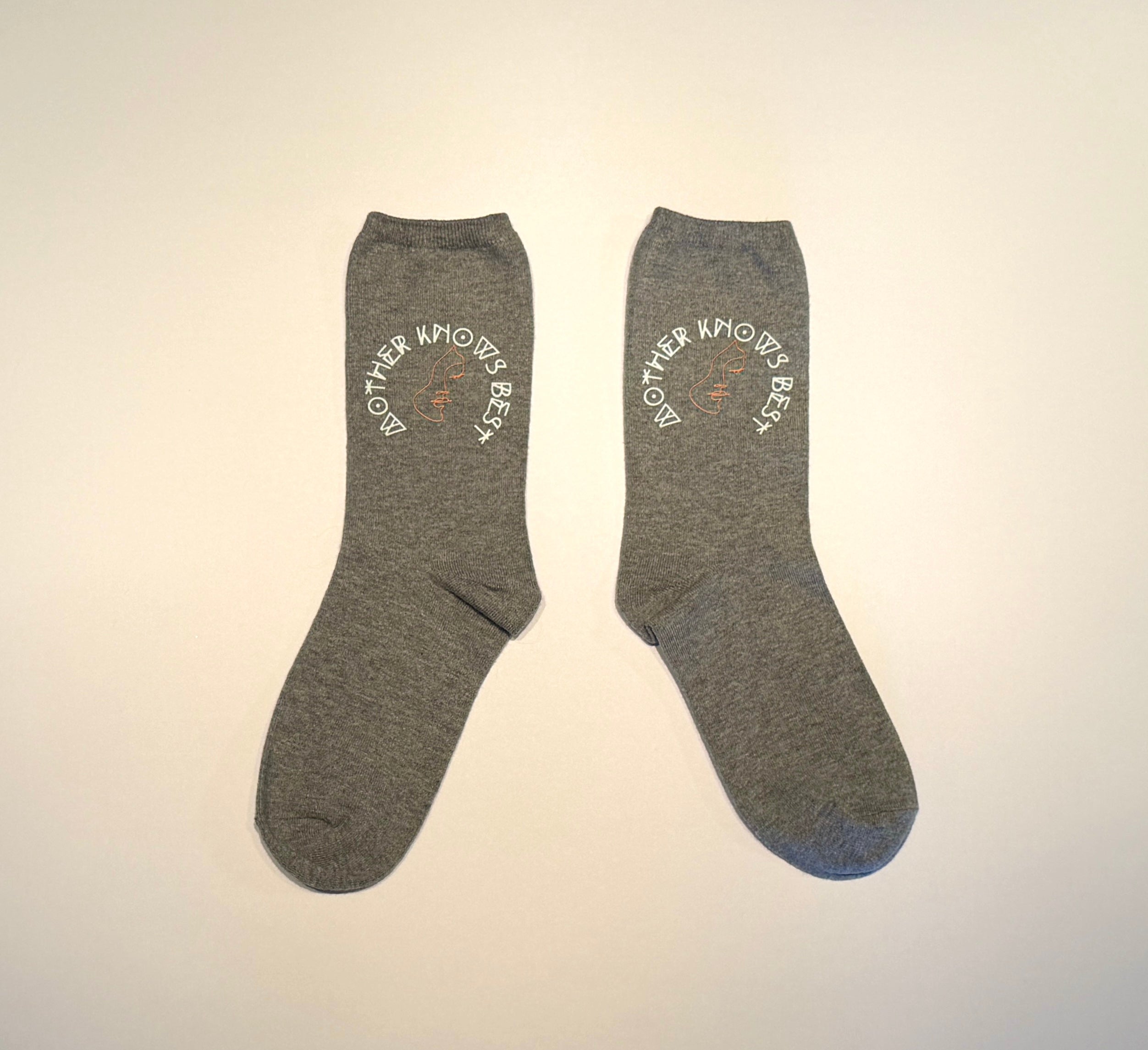 "Mother Knows Best" Dress Sock