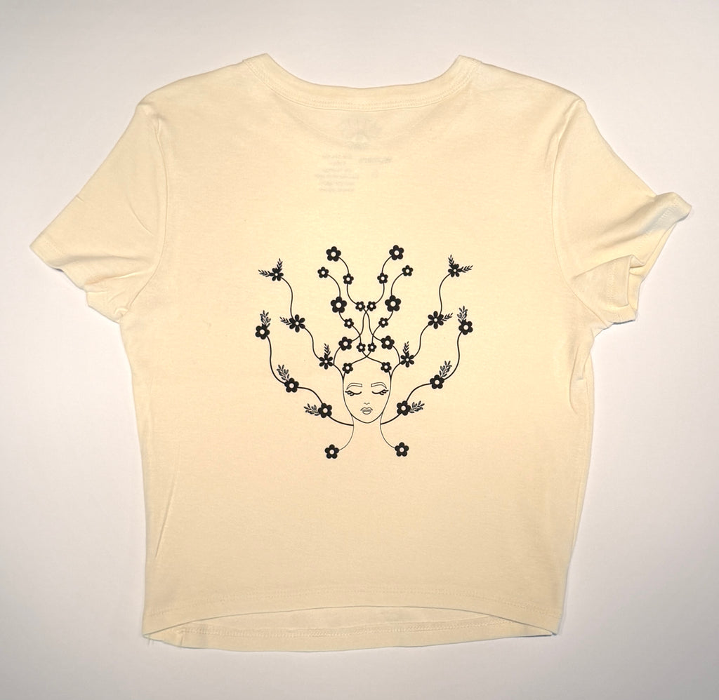 "The Awakening" Cropped Micro Rib Tee