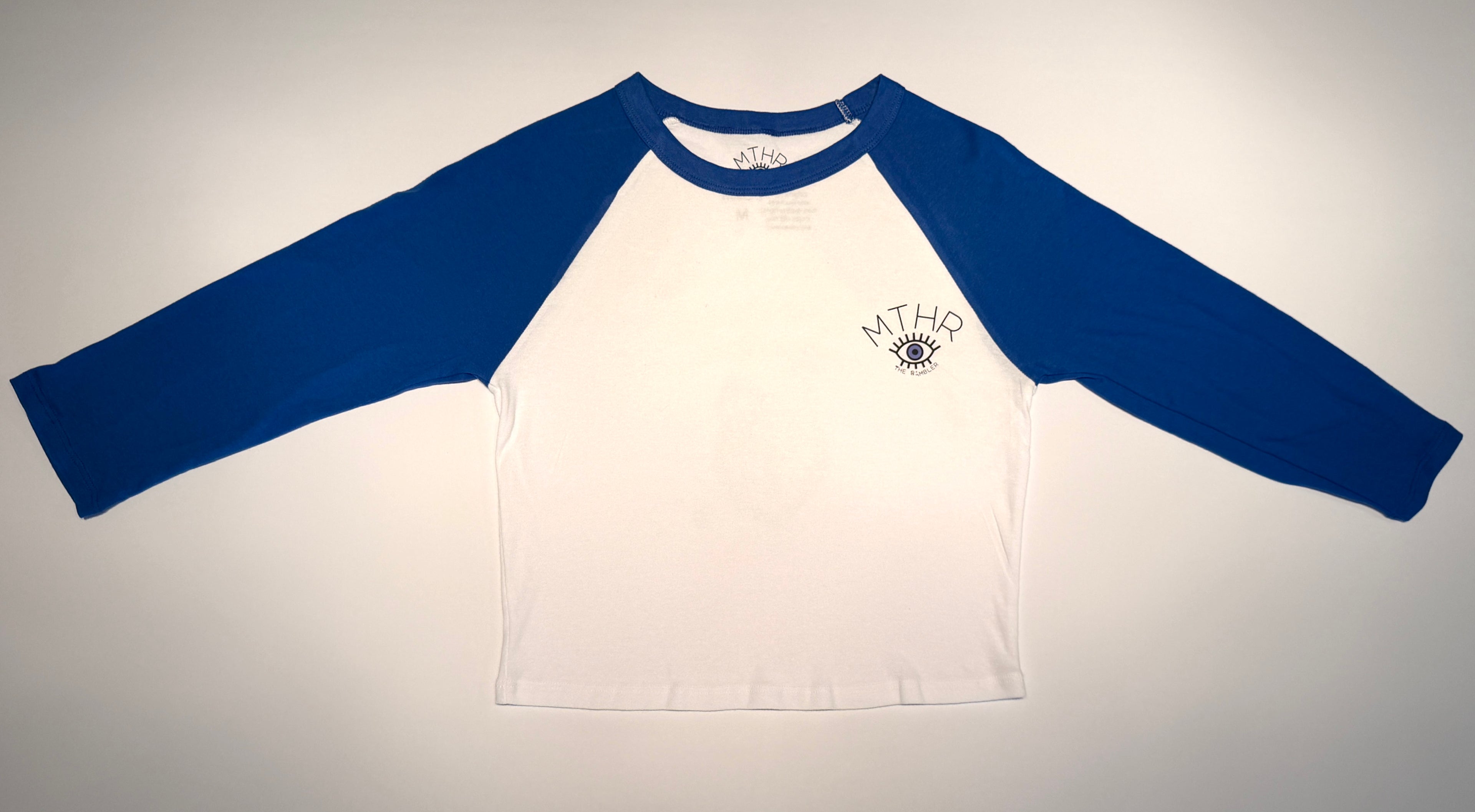 "Wolf Mother" Micro Rib 3/4 Raglan Baseball Tee