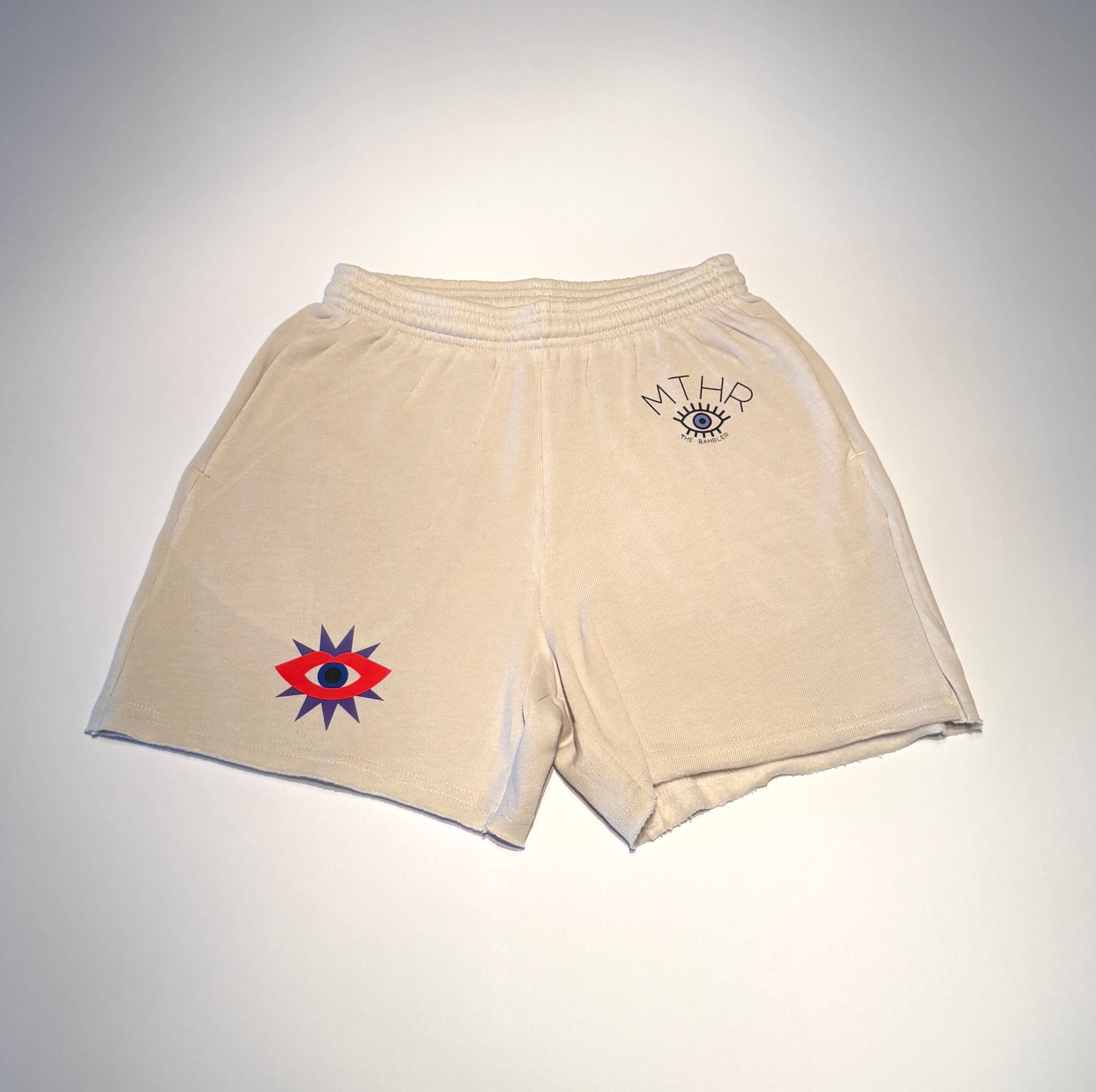 "Evil Eye" Cutoff Sweatshort