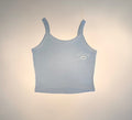 "Eros" Cropped Micro Rib Tank