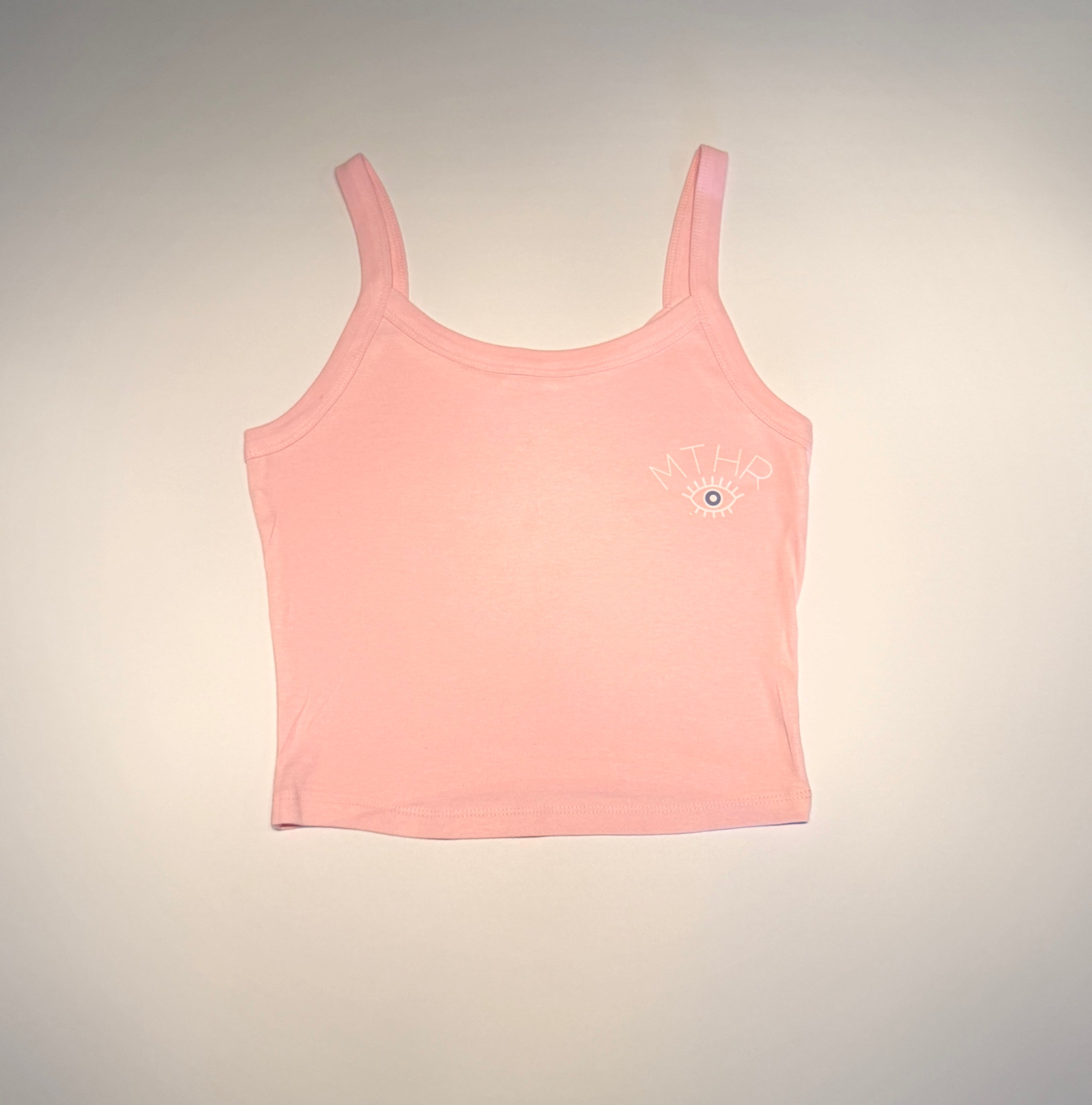 "The Seraph" Cropped Micro Rib Tank