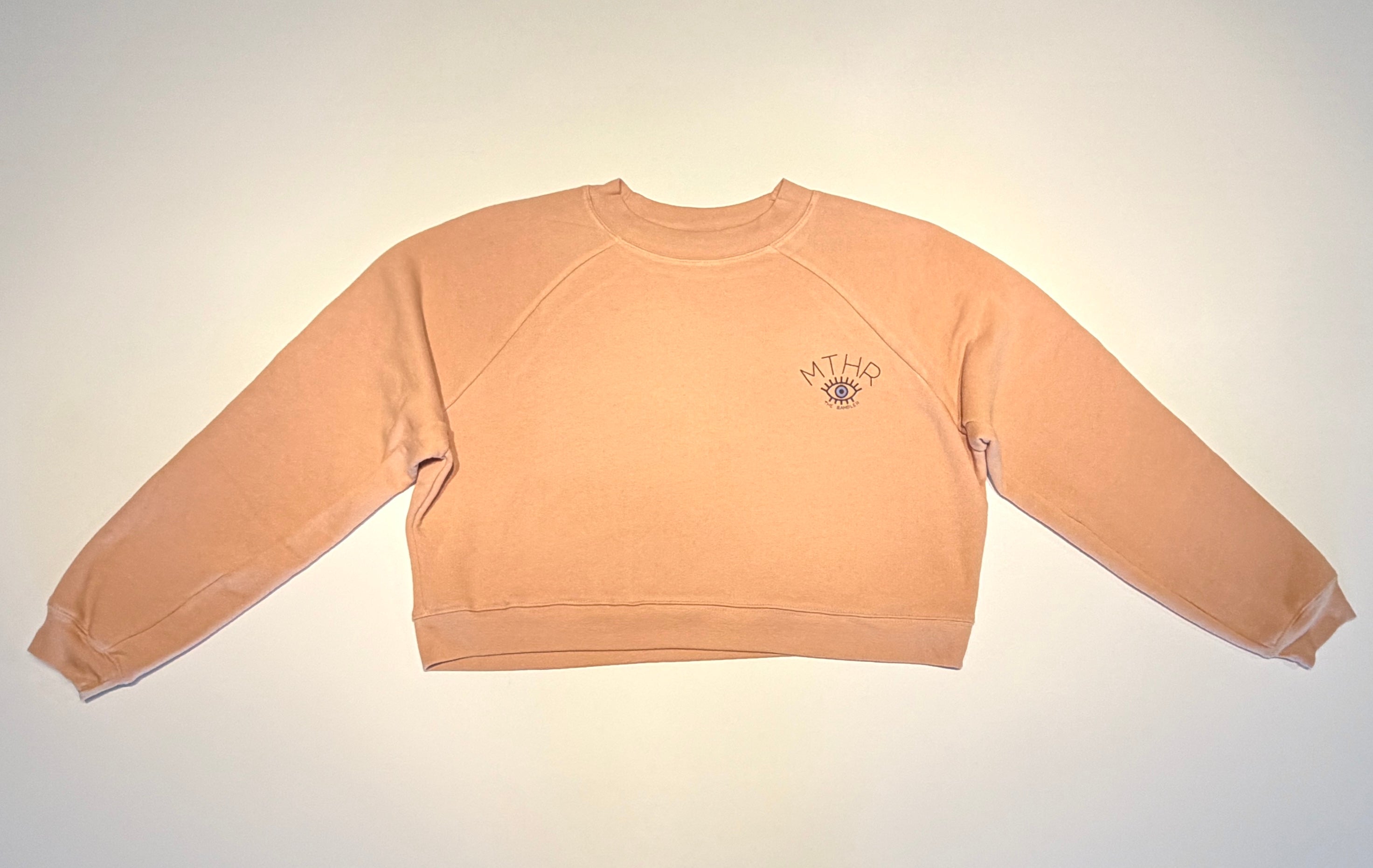"The Empress" Cropped Raglan Pullover