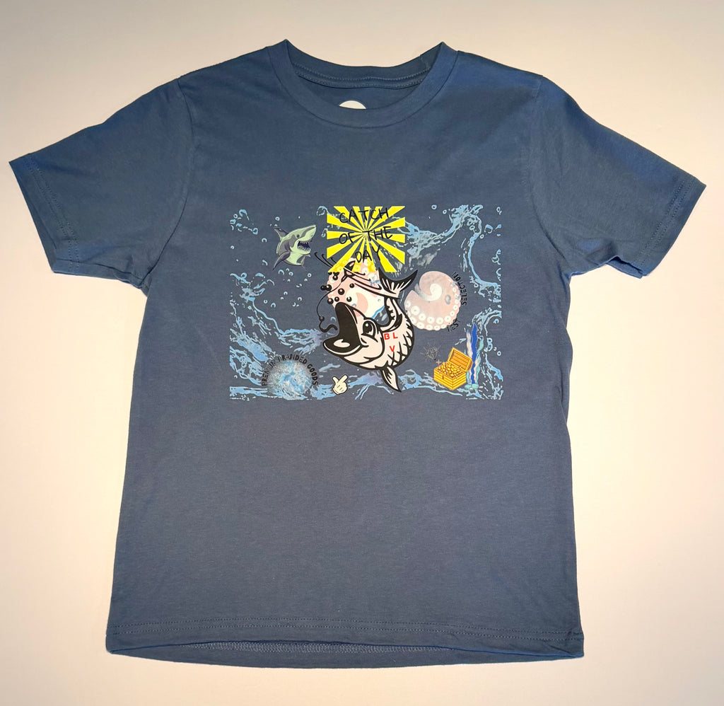 Boy's "Catch of the Day" Short Sleeve Tee