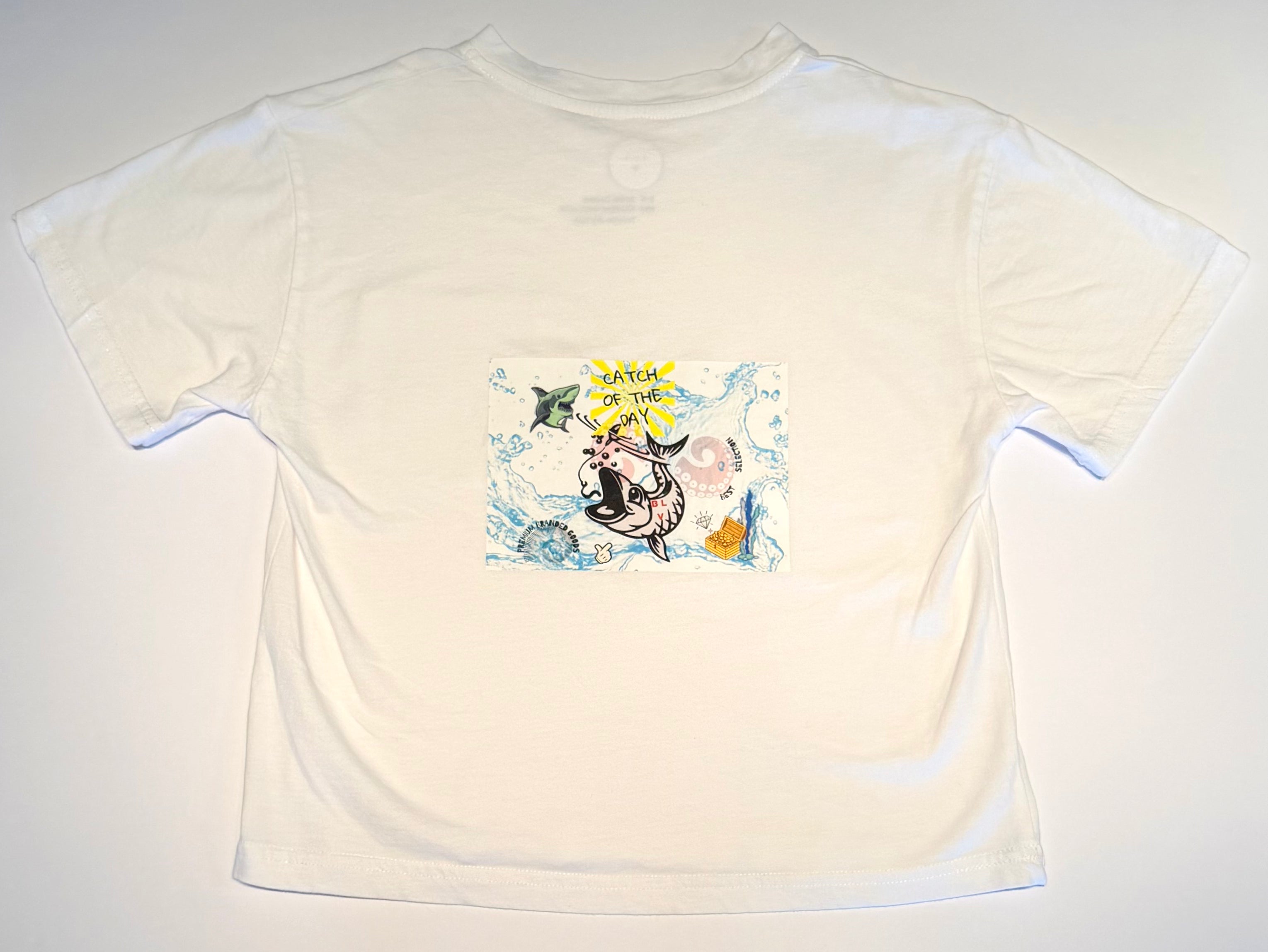 Boy's "Catch Of The Day" Short Sleeve Pocket Tee