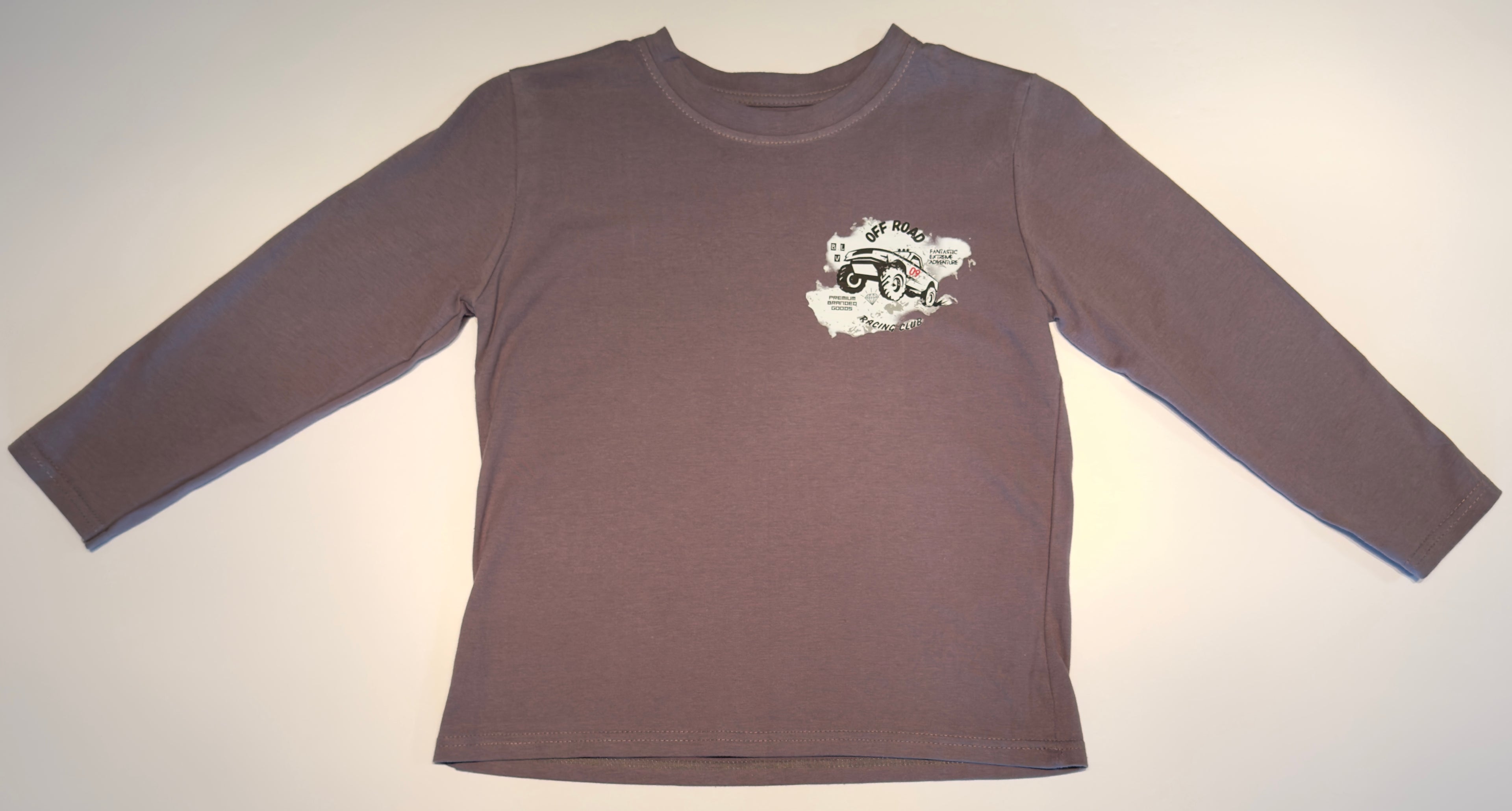 Boy's "Off Road Racing Club" Long Sleeve Tee