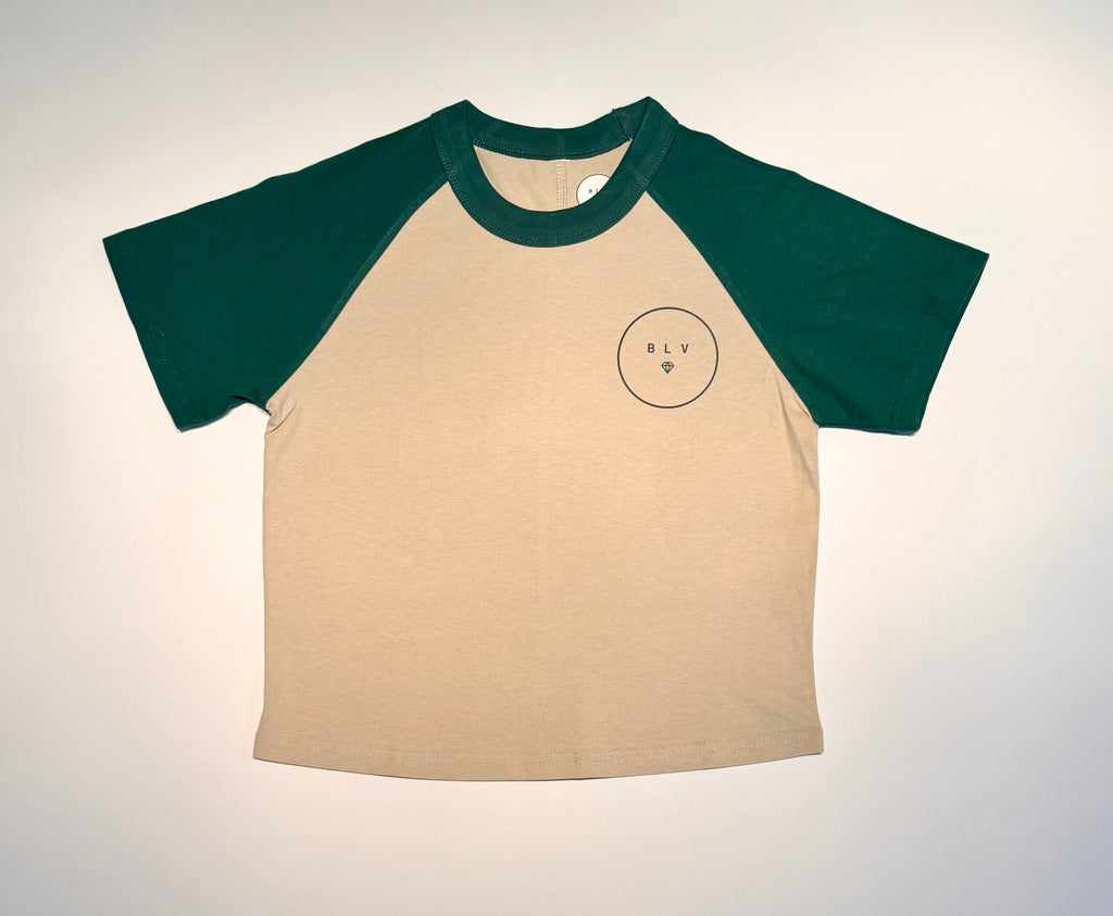 Boy's "Wax On, Wax Off" Short Sleeve Baseball Tee