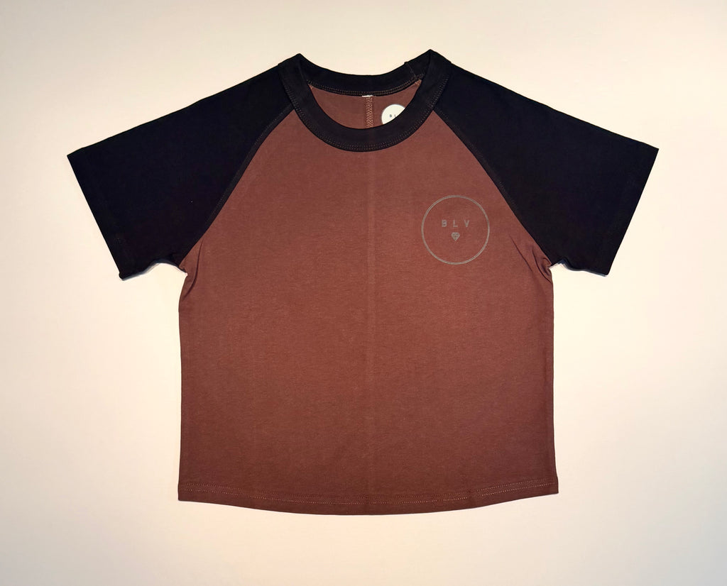 Boy's "Wax On, Wax Off" Short Sleeve Baseball Tee