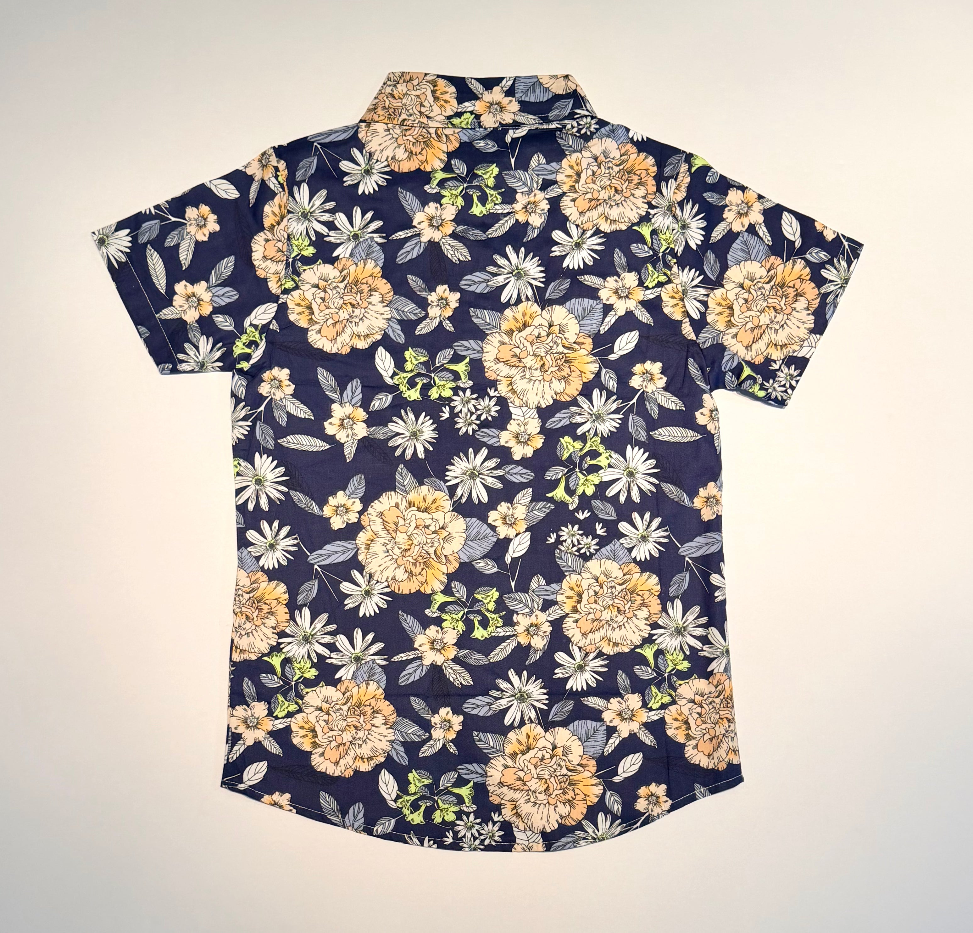 Boy's "Cardiff" Short Sleeve Button Down Collared Shirt